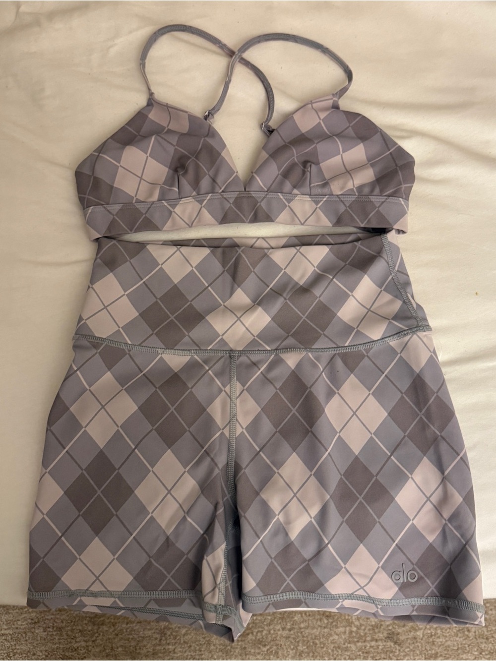 Alo yoga plaid set